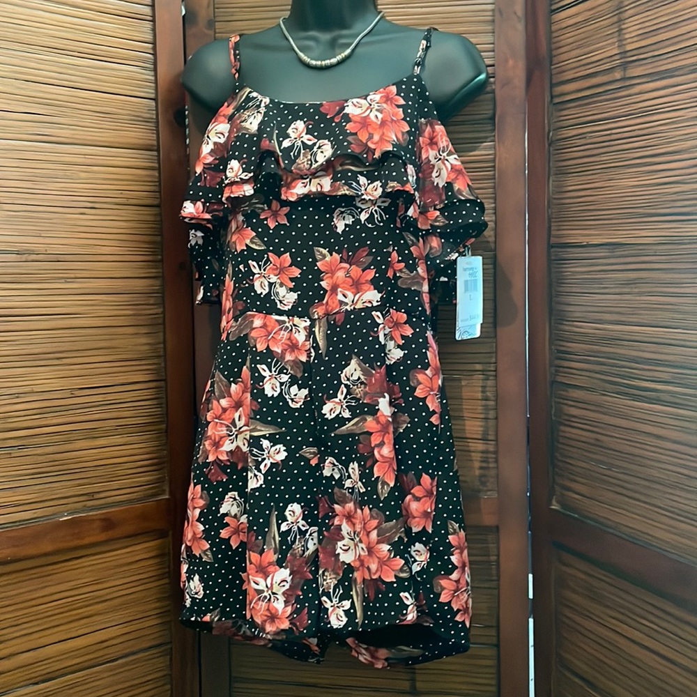 Floral romper - Harmony & Havoc size large